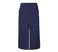 Velilla Grembiule lungo con apertura e tasche unisex adulto, Blu navy, Taglia unica