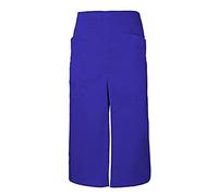 Velilla Grembiule lungo con apertura e tasche unisex adulto, blu oltremare, Taglia unica