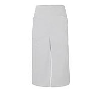 Velilla Grembiule lungo con apertura e tasche unisex adulto, ghiaccio grigio, Taglia unica