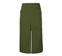 Velilla Grembiule lungo con apertura e tasche unisex adulto, verde cacciatore, Taglia unica
