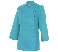 Velilla MELISA 28 50 - Giacca da cucina da donna, turchese chiaro, taglia 50