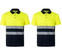 Velilla P17370 X L Polo Bicolore Alta visibilità (Confezione da 2)