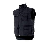 Velilla Serie 108 - Gilet multitasche trapuntato (Taglie L) colore Nero