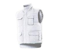 Velilla Serie 108 - Gilet multitasche trapuntato (Taglie XXXL) colore bianco
