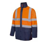 Velilla Serie 306003 Parka 4 in 1 bicolore ad alta visibilità arancio fluo