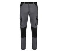 VELILLA Pantalón Stretch Bicolor Lavoro, Grigio e Nero, 54 Unisex-Adulto