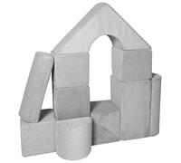 Velinda Set di 11 blocchi di schiuma giganti (colore: grigio (Cord)
