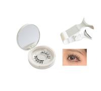 Velinta Magnetic Lashes, Capriceapp Magnetic Eyelashes, Magnetic Eyelashes No Glue, Reusable Waterproof Magnetic Lashes, Reusable Magnetic Eyelashes Natural Look with Applicator (1set,USB07)