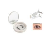 Velinta Magnetic Lashes, Capriceapp Magnetic Eyelashes, Magnetic Eyelashes No Glue, Reusable Waterproof Magnetic Lashes, Reusable Magnetic Eyelashes Natural Look with Applicator (1set,USB03)