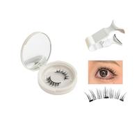 Velinta Magnetic Lashes, Capriceapp Magnetic Eyelashes, Magnetic Eyelashes No Glue, Reusable Waterproof Magnetic Lashes, Reusable Magnetic Eyelashes Natural Look with Applicator (1set,USB06)