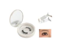 Velinta Magnetic Lashes, Capriceapp Magnetic Eyelashes, Magnetic Eyelashes No Glue, Reusable Waterproof Magnetic Lashes, Reusable Magnetic Eyelashes Natural Look with Applicator (1set,USB01)