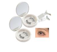 Velinta Magnetic Lashes, Capriceapp Magnetic Eyelashes, Magnetic Eyelashes No Glue, Reusable Waterproof Magnetic Lashes, Reusable Magnetic Eyelashes Natural Look with Applicator (2set,USB07)