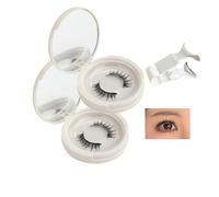 Velinta Magnetic Lashes, Capriceapp Magnetic Eyelashes, Magnetic Eyelashes No Glue, Reusable Waterproof Magnetic Lashes, Reusable Magnetic Eyelashes Natural Look with Applicator (2set,USB01)
