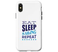 Velista a vela mangiare dormire a vela Barche a vela a vela Custodia per iPhone X/XS