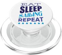 Velista a vela mangiare dormire a vela Barche a vela a vela PopSockets PopGrip per MagSafe