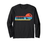 Velista di Sabbia Compleanno Nata 1986 Aquilone-Kite-Buggy Maglia a Manica