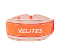 Velites Cintura lombare per sollevamento pesi I Cintura sollevamento pesi I Supporto e comfort I Per peso morto, squat, sollevamenti, esercizi con carichi massimi. (Orange, Large)