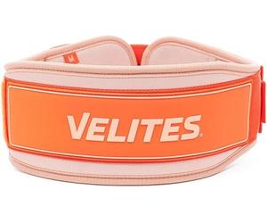 Velites Cintura lombare per sollevamento pesi I Cintura sollevamento pesi I Supporto e comfort I Per peso morto, squat, sollevamenti, esercizi con carichi massimi. (Orange, X-S)