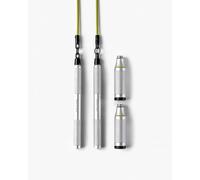 Velites Cyclone - Corda per saltare ultra leggera in alluminio | Silver | Giro a 360° con doppio cuscinetto | Ideale per doppio e triplo salto, crossover e WOD avanzati