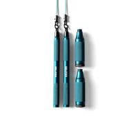 Velites Cyclone - Corda per saltare ultraleggera, design di alta qualità per double under e cross, manico staccabile e sistema a 360º (blu)