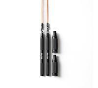 Velites Cyclone Jump Rope - Corda per saltare ultraleggera, design premium per double unders e crossover, manico rimovibile e sistema a 360 gradi (nero)