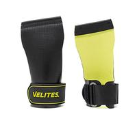 Velites I Guanti Cross Training Quad Ultra senza magnesio I Manopole Paracalli per Sollevamento Pesi I Per Atleti di Crosstraining o Ginnastica I Migliorare i Risultati, Taglia L,Nero.