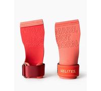 Velites Quad Pro Strada Sportiva a Doppio Strato in Microfibra 2,9 mm | Corallo | L | Presa sicura con Magnesio | con Polsiere | Uso su anelli, barre, pesi e canottaggio