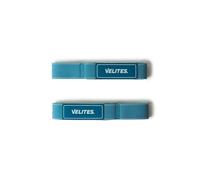 Velites Straps per sollevamento pesi | Progettato per massimizzare la tua forza di presa (Blue Light)