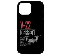 Velivolo militare V/STOL americano V22 Osprey Custodia per iPhone 16 Pro Max