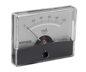 Velleman AIM60100 100 mA DC analogico pannello corrente Meter, multicolore, 60 mm x 47 mm