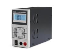 Velleman Alimentatore Lab, switching, regolabile, 0-60 VDC/0-5 A, limite di corrente, protezione da cortocircuito, display LCD, grigio
