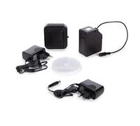 Velleman Barriera IR senza fili, portata di 7 m, IP44, sensore di ingresso a infrarossi, alimentazione 12 V, portata wireless di 100 m, altoparlante di allarme regolabile e tecnologia fotoelettrica