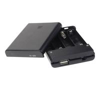 Velleman BH341USB Contenitore portabatterie 4x Stilo (AA) (L x L x A) 60 x 20 x