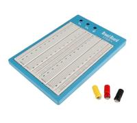 Velleman Breadboard di alta qualità, senza saldatura, 1680 contatti, compatibile con Arduino, ABS, grigio