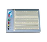 Velleman Breadboard di alta qualità, senza saldatura, 2420 contatti, compatibile con Arduino, ABS, grigio