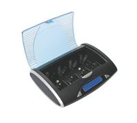 Velleman CARICABATTERIE/SCARICABATTERIE UNIVERSALI VELOCI NIMH CON LCD E USCITA USB