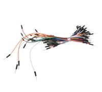 Velleman Cavi ponticello, 1 pin, maschio-maschio, 22 AWG, set di 65 pezzi, rame, multicolore