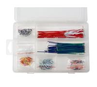 Velleman Cavi ponticello, set da 350 pezzi (25 x 14 lunghezze), rame, multicolore