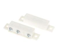 Velleman Contatto magnetico per finestre e porte, contro ladri ed intrusi, NC/NO, custodia in ABS, bianco