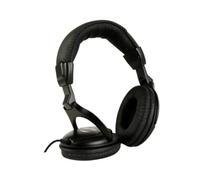 Velleman Cuffie stereo digitali, robusto archetto regolabile, altoparlante dinamico Ø 40 mm, range di frequenza 20-20000 Hz, perfetto per DJ, cavo 2 m, 185 g, nero