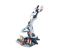 Velleman Kit braccio robotico idraulico con 229 pezzi, funziona a pressione d’acqua senza batterie, set STEM educativo per ragazzi e adulti, gioco robotico da costruire e imparare la tecnologia