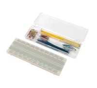 Velleman Kit breadboard e cavi jumper, 830 contatti, 140 cavi jumper (10 x 14 lunghezze), ABS, grigio
