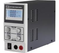 Velleman Alimentatore Lab, switching, regolabile, 0-60 VDC/0-5 A, limite di corrente, protezione da cortocircuito, display LCD, grigio