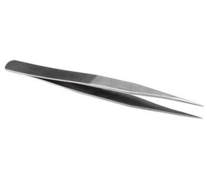 Velleman Pinzetta di precisione, acciaio inossidabile, lunghezza 11,2 cm, argento