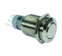 Velleman R1600 SPDT 1 no 1 NC rotonda pulsante in metallo, multicolore