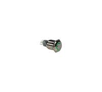 Velleman R1710G SPDT 1 no 1 NC High verde anello di metallo rotonda interruttore a pulsante, verde