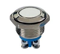 Velleman R1800 F SPST 1 no 1 NC pulsante piatto in acciaio INOX, multicolore