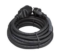 velleman - RALLONGE in gomma con guaina retrattile, 3G2,5-10 m, colore: Terra francese (confezione da 10)