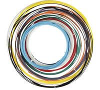 Velleman Set di filamento PLA, 1,75 mm, 6 colori, 750 g, durevole, biodegradabile, adatto per stampante 3D e penna 3D