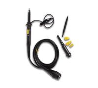 Velleman Sonda di prova con testa dell'oscilloscopio, isolata, 600 V, 60 MHz, cavo da 1,2 m con connettore BNC standard, nero